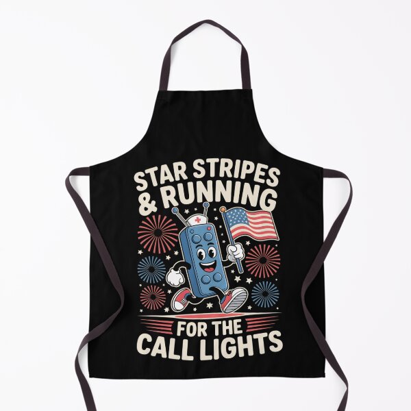 Item preview, 4th of July Nurse Shirt, Star Stripes and Running For Call Lights Shirt, American Nurse Shirt, Independence Day Nurse T-shirt, Nurse Gift designed and sold by THREE LITTLE BEANS.