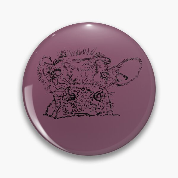 Item preview, Dairy Cow - Peekamoo - (#854C65) designed and sold by The Stippler Process.