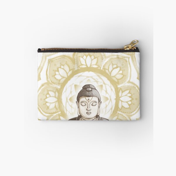 Item preview, Buddha Padma Watercolor - Fawn Earth Earth - Saffron Halo designed and sold by Irene Estelle.