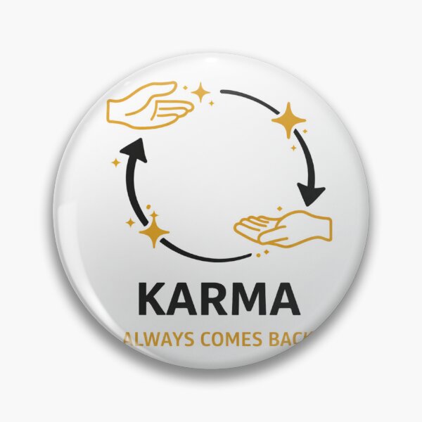 Item preview, Karma Always Comes Back – Minimal Spiritual Aesthetic Design designed and sold by Aura.Creative.