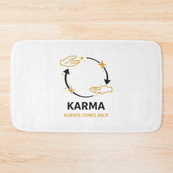 Item preview, Karma Always Comes Back – Minimal Spiritual Aesthetic Design designed and sold by Aura.Creative.