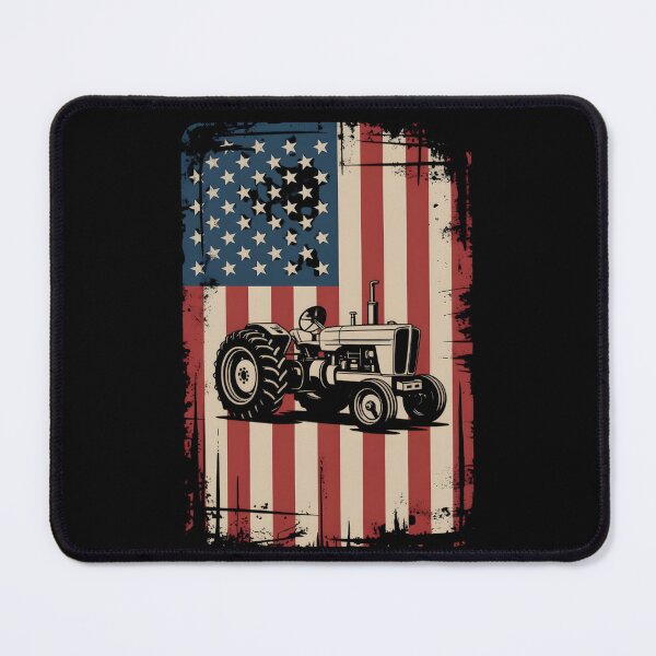 Item preview, Tractor American Flag Farming Vehicles Cars Vintage Patriotic T-Shirt, Tractors Lovers, Farmer Gifts, Farm Dad Adult, Kids, Youth, Toddler designed and sold by THREE LITTLE BEANS.