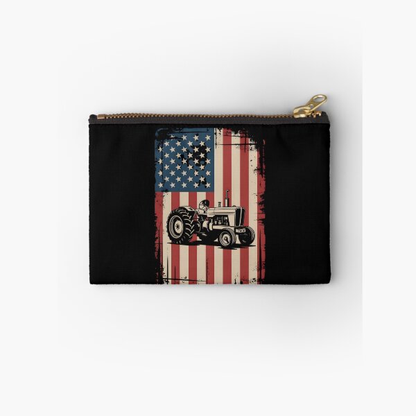 Item preview, Tractor American Flag Farming Vehicles Cars Vintage Patriotic T-Shirt, Tractors Lovers, Farmer Gifts, Farm Dad Adult, Kids, Youth, Toddler designed and sold by THREE LITTLE BEANS.