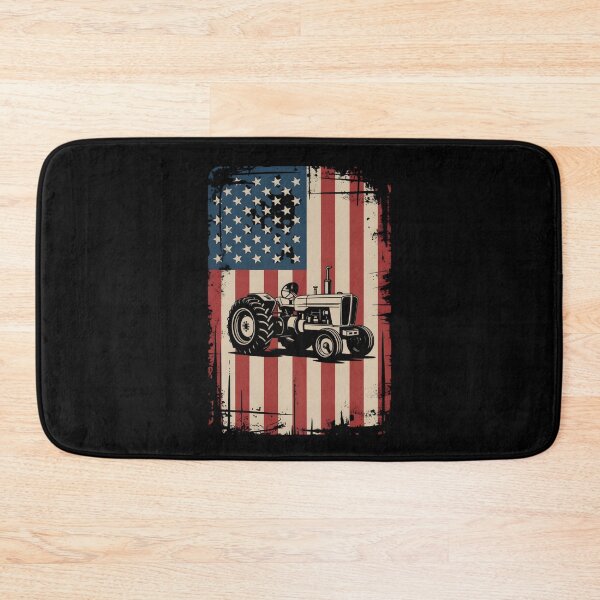 Item preview, Tractor American Flag Farming Vehicles Cars Vintage Patriotic T-Shirt, Tractors Lovers, Farmer Gifts, Farm Dad Adult, Kids, Youth, Toddler designed and sold by THREE LITTLE BEANS.