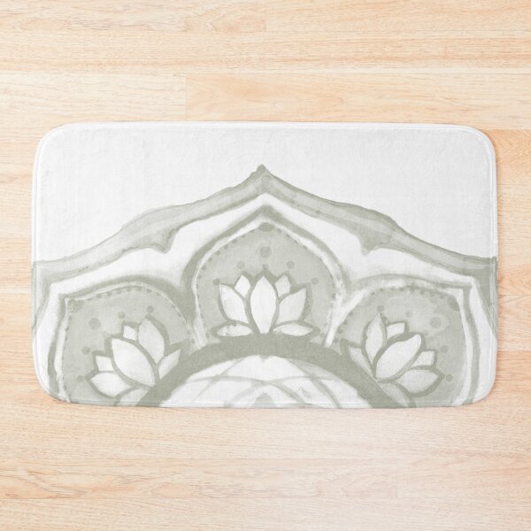 Item preview, Buddha Padma Watercolor - Fawn Earth Earth - Sage Halo designed and sold by Irene Estelle.