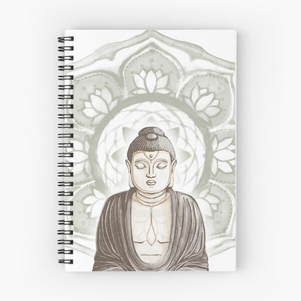 Item preview, Buddha Padma Watercolor - Fawn Earth Earth - Sage Halo designed and sold by Irene Estelle.