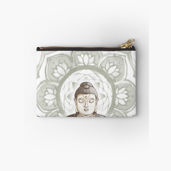 Item preview, Buddha Padma Watercolor - Fawn Earth Earth - Sage Halo designed and sold by Irene Estelle.