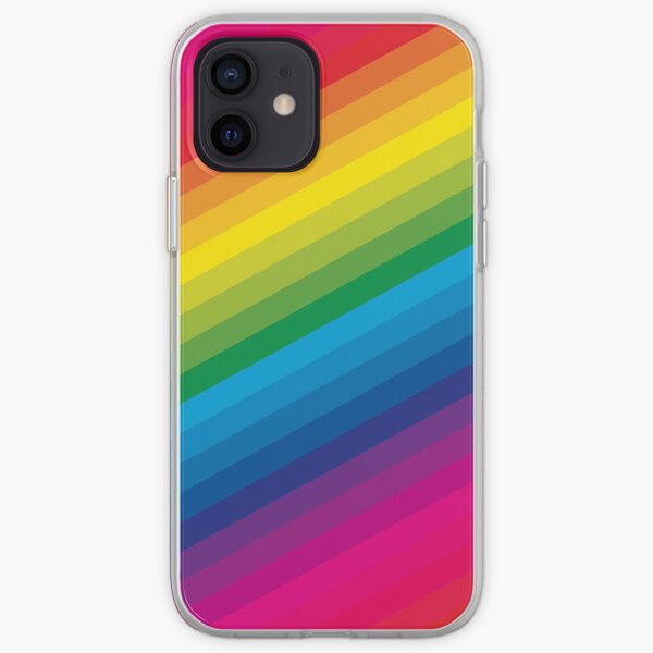 Arco iris Funda blanda para iPhone