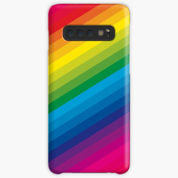 Pastel Kawaii Melting Rainbow Design Samsung S10 Case