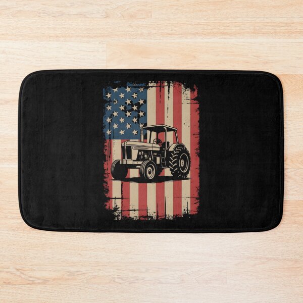 Item preview, Tractor American Flag Farming Vehicles Cars Vintage Patriotic T-Shirt, Tractors Lovers, Farmer Gifts, Farm Dad Adult, Kids, Youth, Toddler designed and sold by THREE LITTLE BEANS.