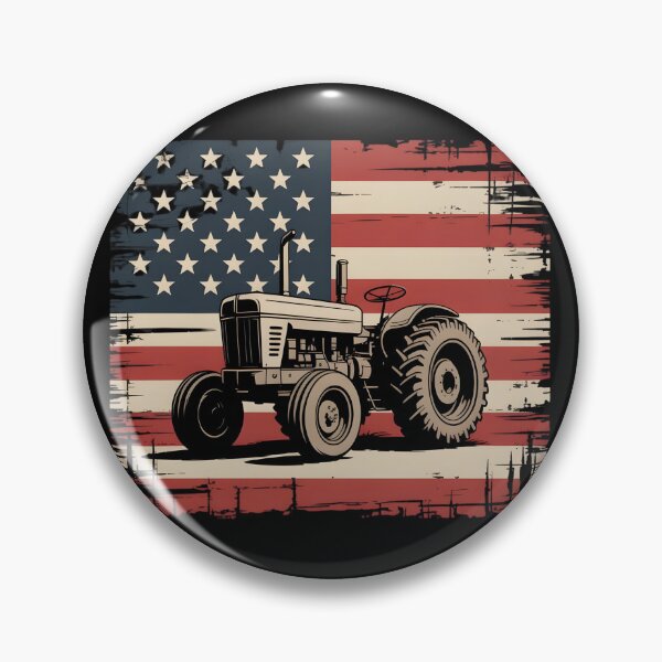 Item preview, Tractor American Flag Farming Vehicles Cars Vintage Patriotic T-Shirt, Tractors Lovers, Farmer Gifts, Farm Dad Adult, Kids, Youth, Toddler designed and sold by THREE LITTLE BEANS.