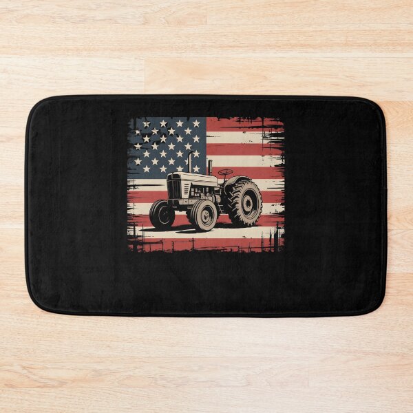 Item preview, Tractor American Flag Farming Vehicles Cars Vintage Patriotic T-Shirt, Tractors Lovers, Farmer Gifts, Farm Dad Adult, Kids, Youth, Toddler designed and sold by THREE LITTLE BEANS.