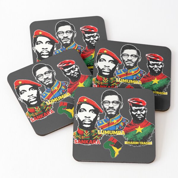 Item preview, Vintage Pan-African Revolutionaries – Sankara, Traoré, Lumumba | African Liberation designed and sold by Youngkev-arts.