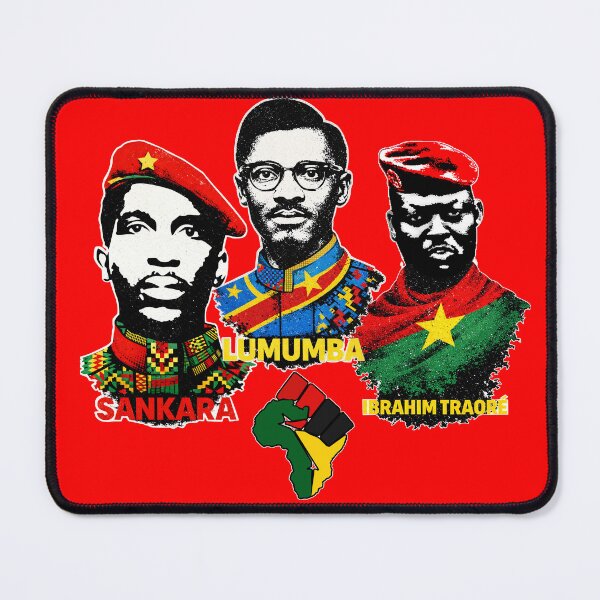 Item preview, Vintage Pan-African Revolutionaries – Sankara, Traoré, Lumumba | African Liberation designed and sold by Youngkev-arts.