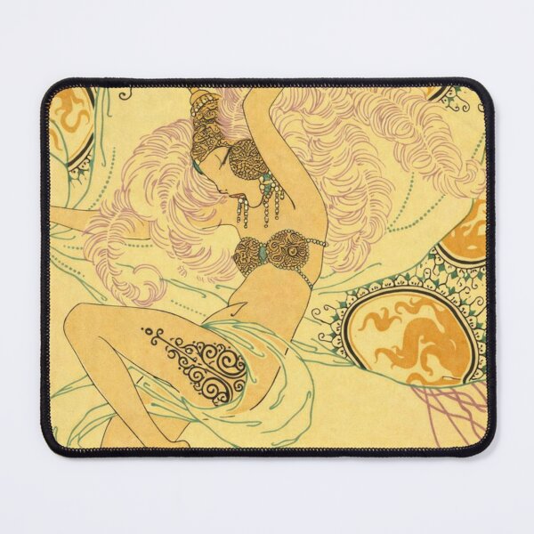 Item preview, Art Nouveau Illustration Dancing Woman Ornament Vintage Art Lovers designed and sold by RickE.