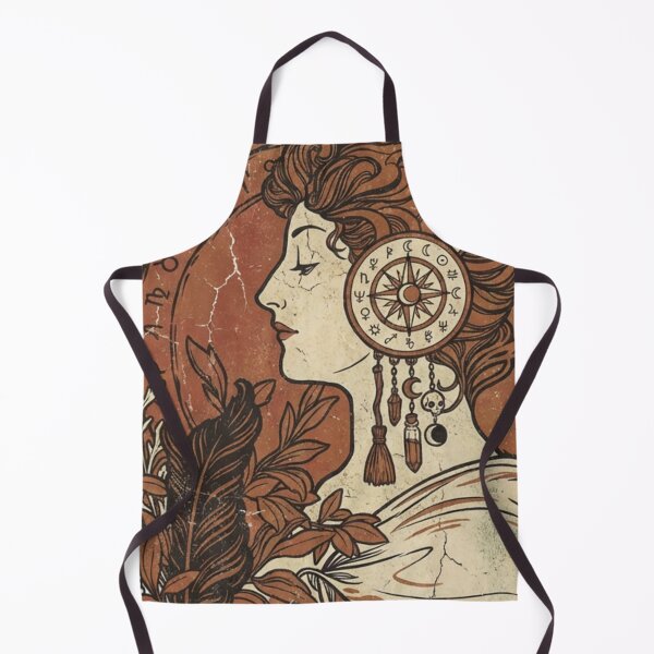 Item preview, Witch of the Woods | Art Nouveau Herbalist & Ancient Rune Lore designed and sold by The Archive Alchemist.