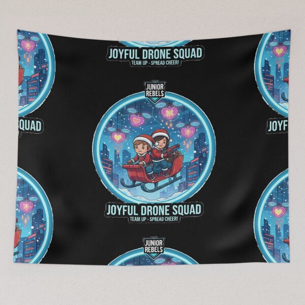 Item preview, Joyful Drone Squad: Neon Cheer – Est. 2026 | Junior Rebels Series designed and sold by AresForge.