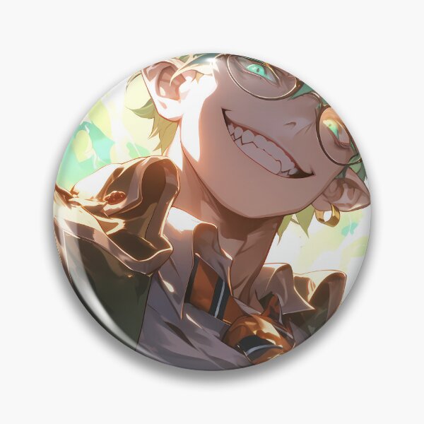 Item preview, Amaimon Blue Exorcist Mischievous Green Hair Lightning Smile designed and sold by mildaclairmo.