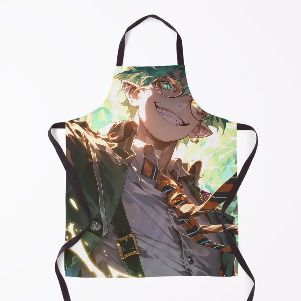Item preview, Amaimon Blue Exorcist Mischievous Green Hair Lightning Smile designed and sold by mildaclairmo.