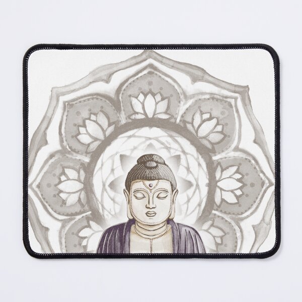 Item preview, Buddha Padma Watercolor - Fawn Earth Fig - Earth Halo designed and sold by Irene Estelle.