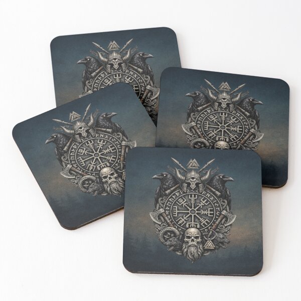 Item preview, Odin’s Compass with Ravens — Norse Protection Sigil designed and sold by MysticOzzy.