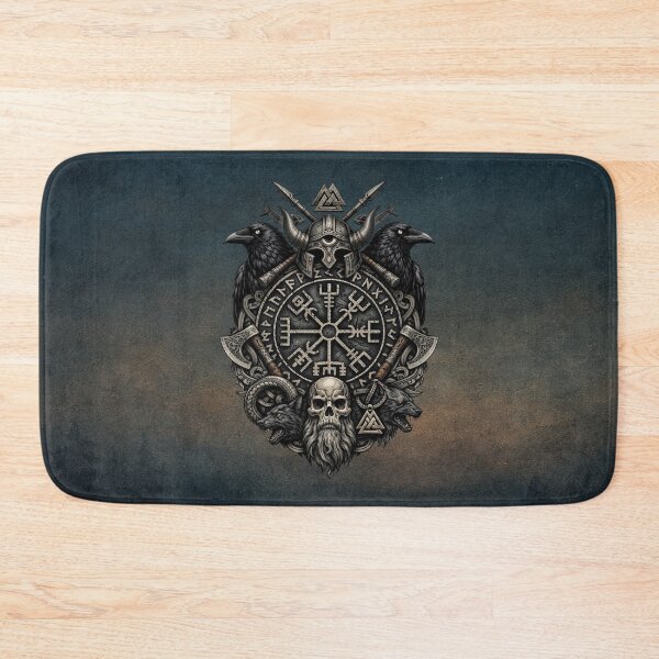 Item preview, Odin’s Compass with Ravens — Norse Protection Sigil designed and sold by MysticOzzy.