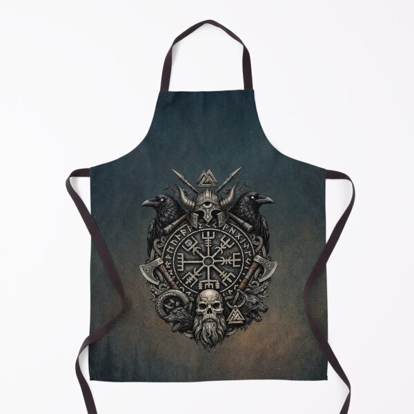 Item preview, Odin’s Compass with Ravens — Norse Protection Sigil designed and sold by MysticOzzy.