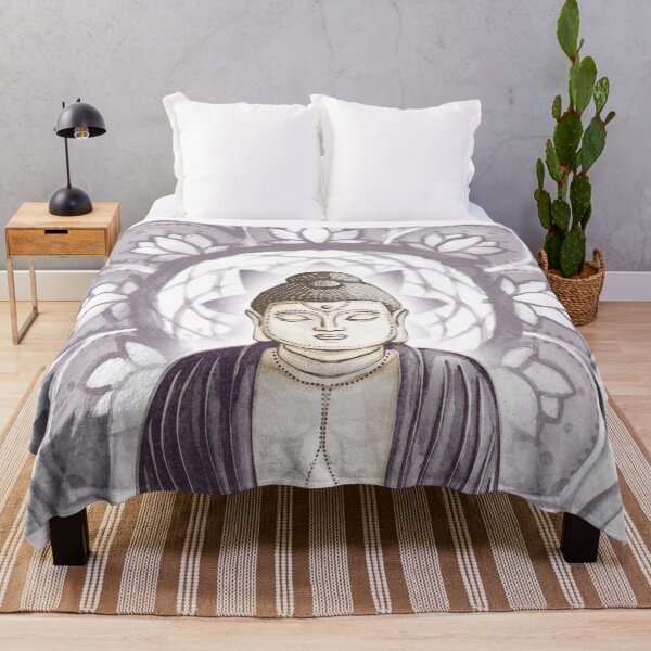 Item preview, Buddha Padma Watercolor - Fawn Earth Fig - Fig Halo designed and sold by Irene Estelle.