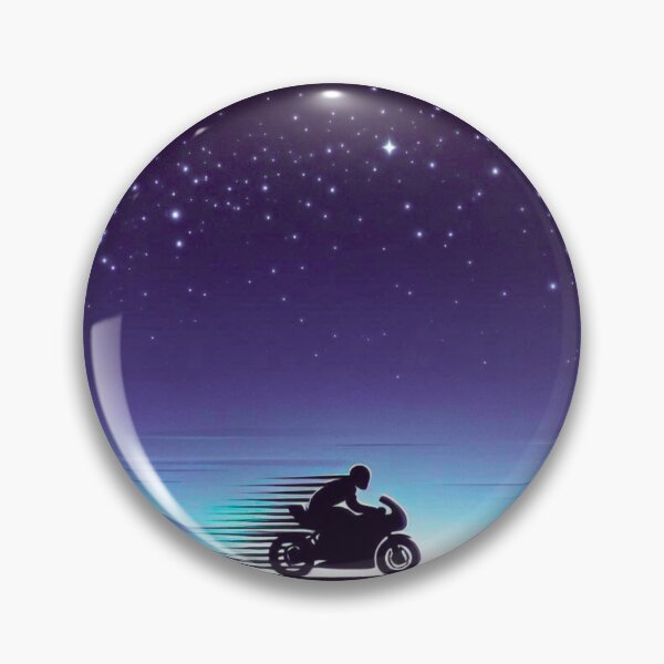Item preview, Motorcyclist at night designed and sold by Lougud.