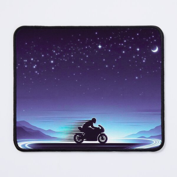 Item preview, Motorcyclist at night designed and sold by Lougud.
