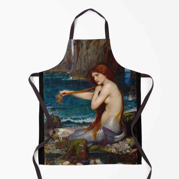 Item preview, A Mermaid, c. 1900 by John Waterhouse designed and sold by Cat Lady Designs.