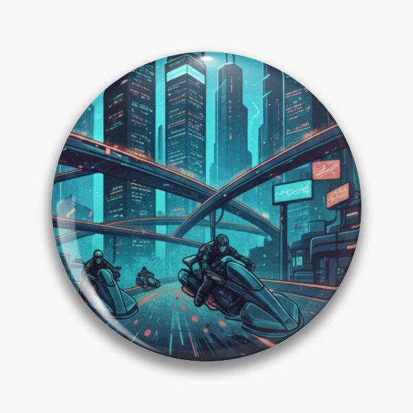 Item preview, Alpha Squadron: Chronos Race | High-Octane Cyberpunk Biker designed and sold by AresForge.