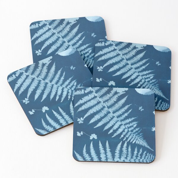 Item preview, Cyanotype Ferns designed and sold by BotanicalMammal.