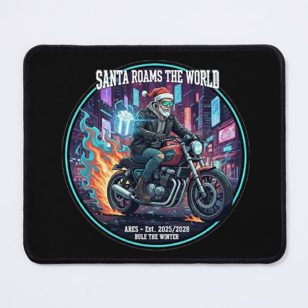 Item preview, Urban Legion: Rule The Winter - Est. 2026 | Elite Cyberpunk Santa Biker Graphic designed and sold by AresForge.