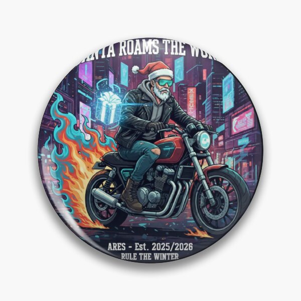 Item preview, Urban Legion: Rule The Winter - Est. 2026 | Elite Cyberpunk Santa Biker Graphic designed and sold by AresForge.