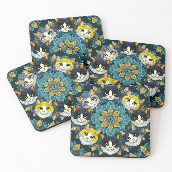Item preview, Cat Mandala designed and sold by Lougud.