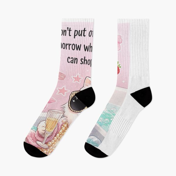 Item preview, Don’t Put Off Until Tomorrow – Funny Shopping Cat Aesthetic designed and sold by Aura.Creative.