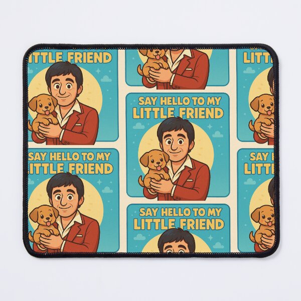 Item preview, Scarface Parody – Tony Montana and “Little Friend” Dog designed and sold by Donsean22.