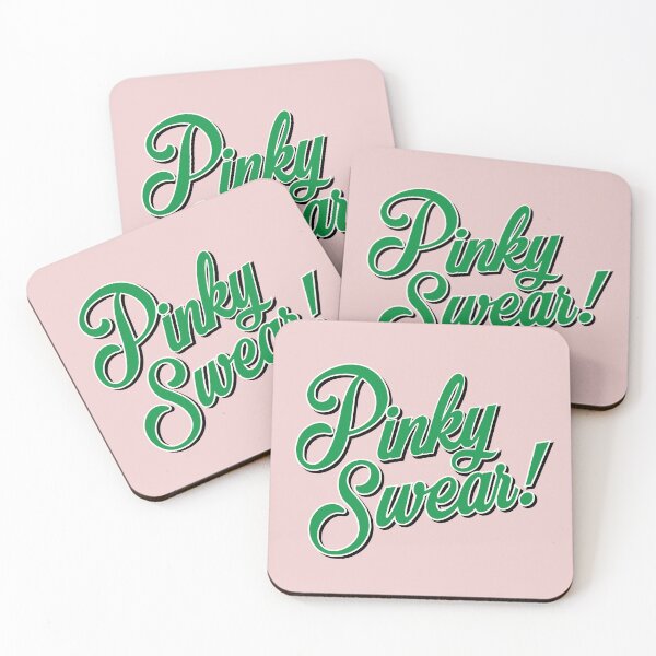 Item preview, Pinky Swear! Pink with Green Bold graphic designed and sold by LegacyLaneCo.