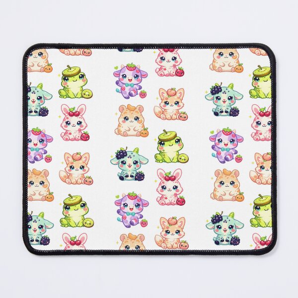 Item preview, Cute Kawaii Fruit Animals Collection designed and sold by The sticker haven.
