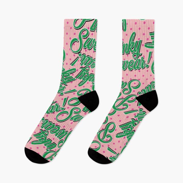 Item preview, Pinky Swear! Pink with Green Bold graphic designed and sold by LegacyLaneCo.