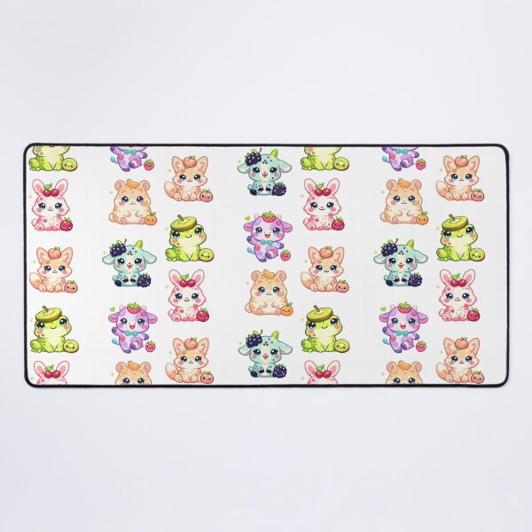 Item preview, Cute Kawaii Fruit Animals Collection designed and sold by The sticker haven.