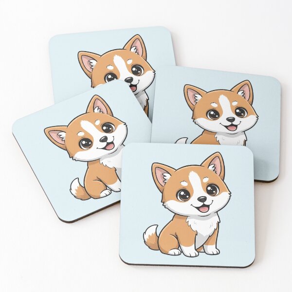 Item preview, Cute Kawaii Akita with a Happy Smile designed and sold by FloreDreamStudio.