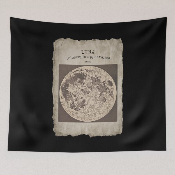 Item preview, Vintage Luna Telescopic Moon 1846 designed and sold by CyrilloArt.