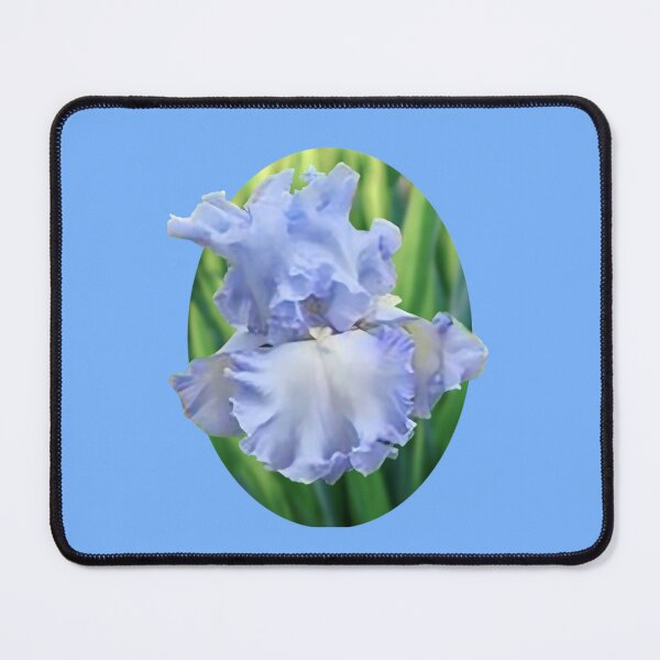 Item preview, Blue Bearded Iris Flower Bloom  designed and sold by Rockyctees.