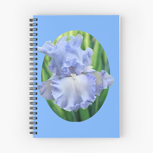 Item preview, Blue Bearded Iris Flower Bloom  designed and sold by Rockyctees.