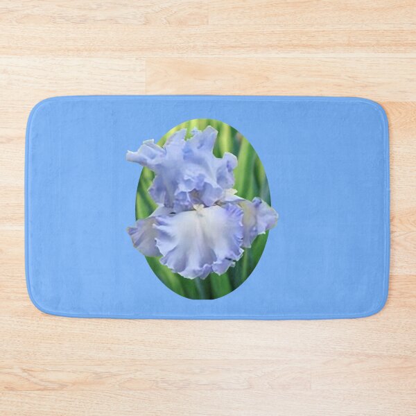 Item preview, Blue Bearded Iris Flower Bloom  designed and sold by Rockyctees.