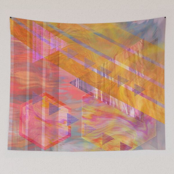 Item preview, Bright Dawn - Abstract Sunrise Art (Rectangular Version) designed and sold by studiobprints.