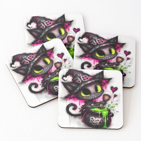 Item preview, Witchy Black Cat Brewing Mischief designed and sold by DonaldWaltersxx.