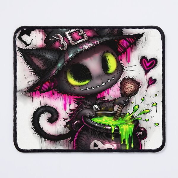 Item preview, Witchy Black Cat Brewing Mischief designed and sold by DonaldWaltersxx.